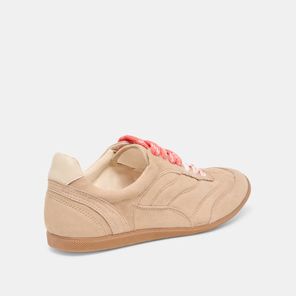 Dolce Vita Value | Laini Camel Suede Sneakers