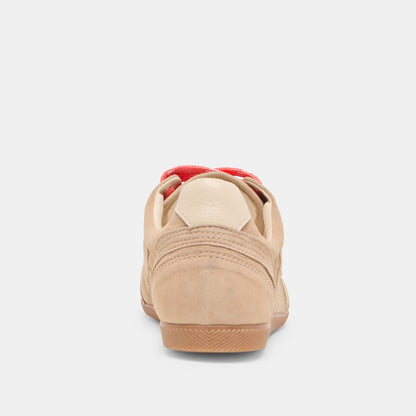 Dolce Vita Value | Laini Camel Suede Sneakers
