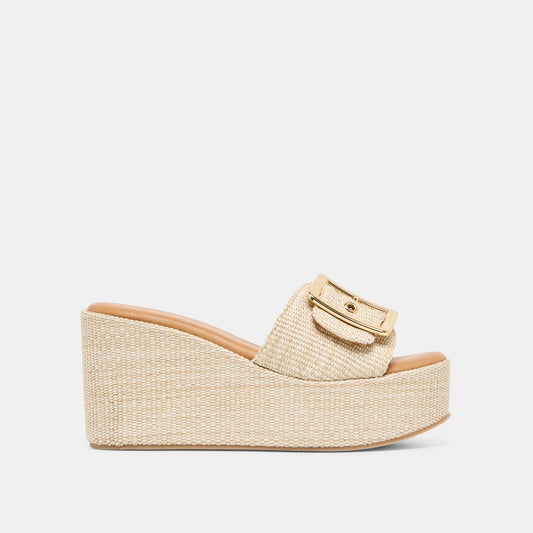 Dolce Vita Top Pick | Jilian Lt Natural Raffia Wedges
