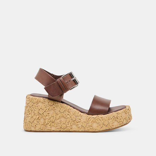 Dolce Vita Everyday | Auri Dk Brown Leather Wedges