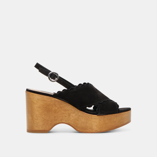 Dolce Vita Great Value | DILION WEDGES BLACK NUBUCK