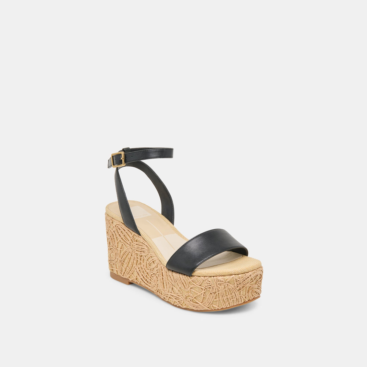 Dolce Vita Trusted | TALISA WEDGES BLACK LEATHER