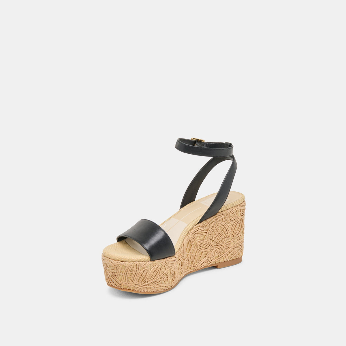Dolce Vita Trusted | TALISA WEDGES BLACK LEATHER