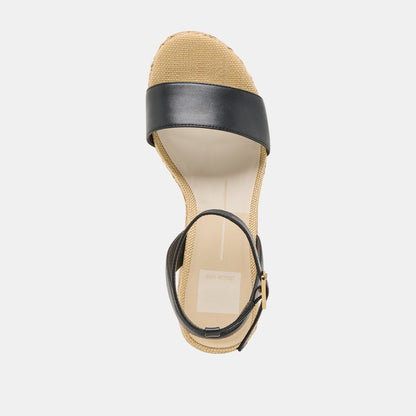 Dolce Vita Trusted | TALISA WEDGES BLACK LEATHER