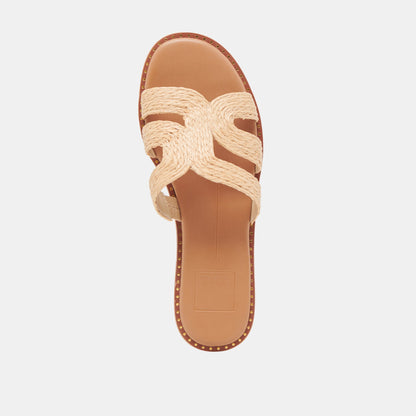 Dolce Vita Customer Favorite | EMON SANDALS LT NATURAL RAFFIA