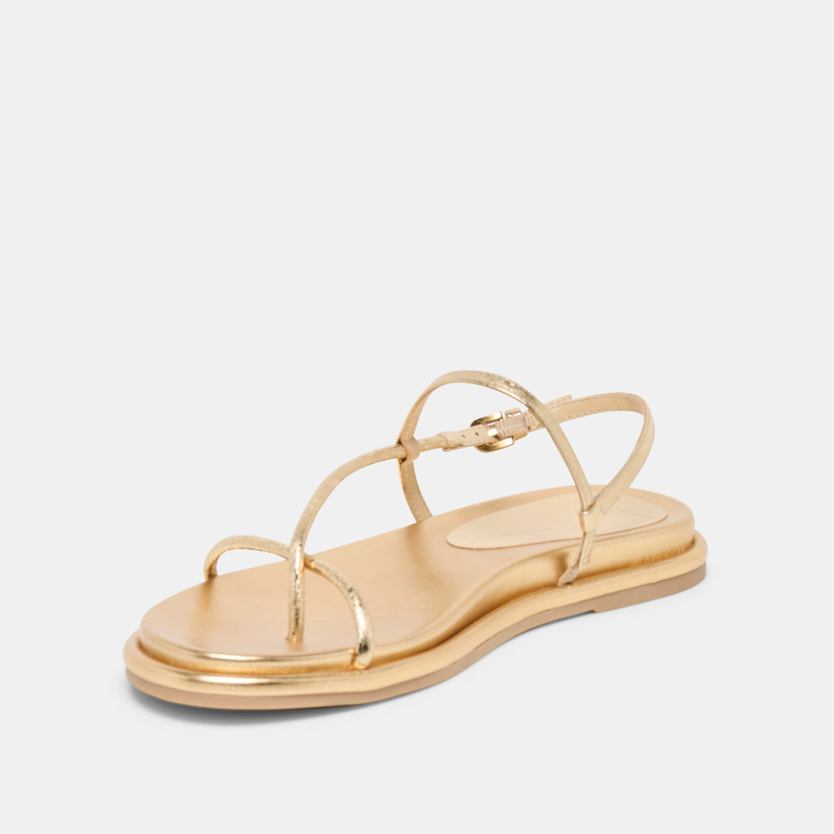 Dolce Vita Value | Dom Gold Distressed Leather Sandals