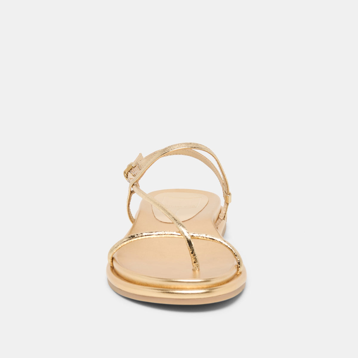 Dolce Vita Value | Dom Gold Distressed Leather Sandals