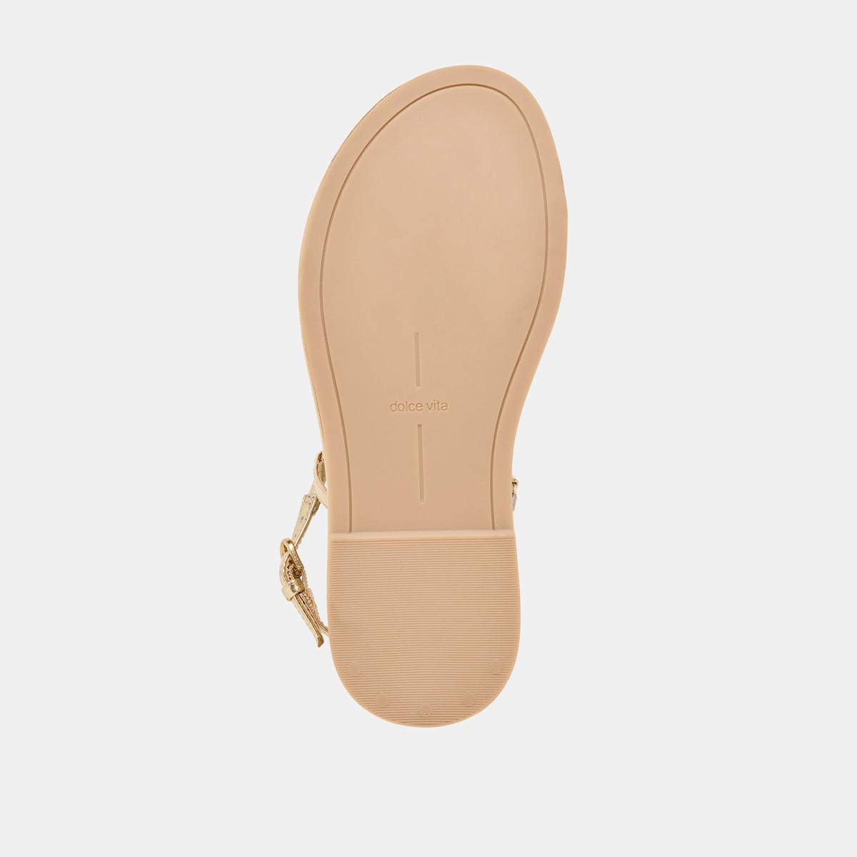 Dolce Vita Value | Dom Gold Distressed Leather Sandals