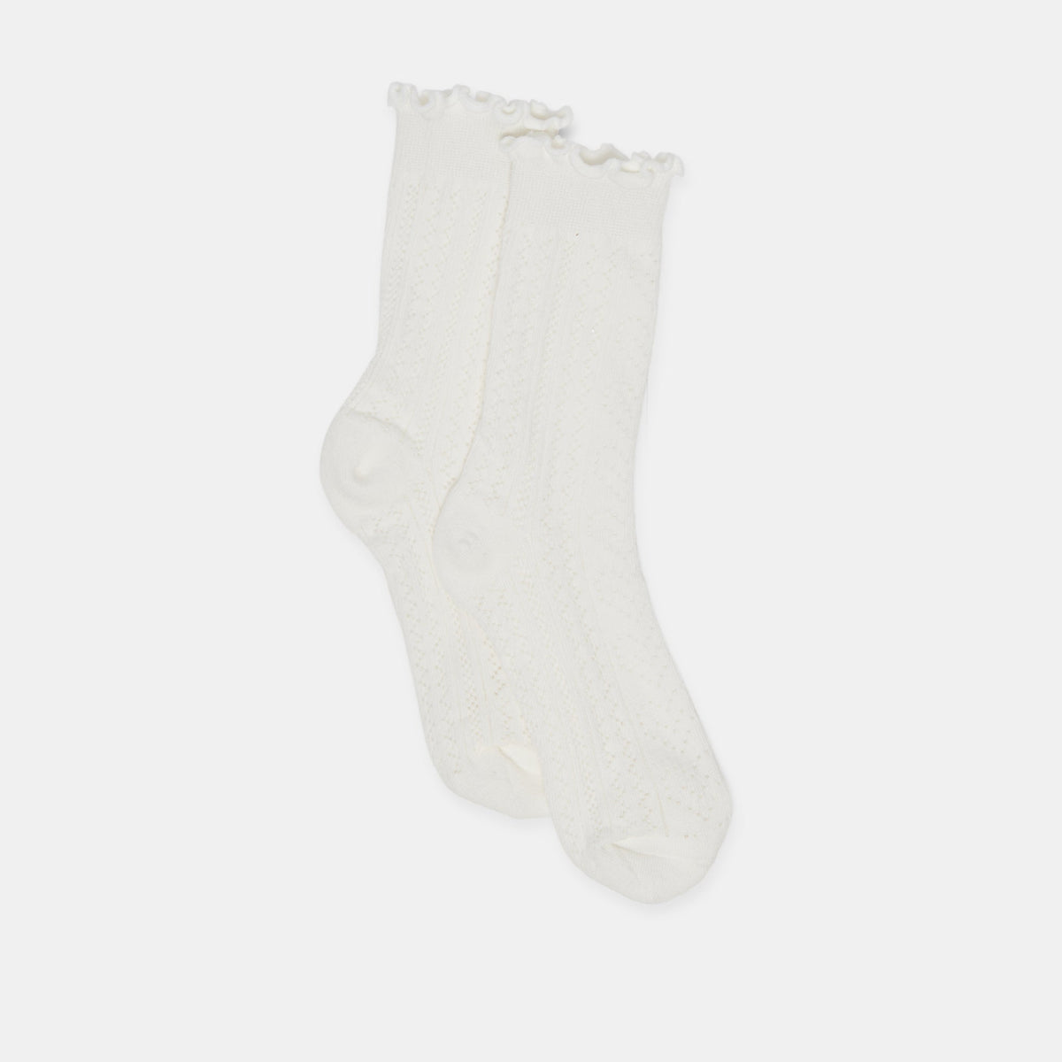 Dolce Vita Quality | POINTELLE SOCKS WHITE